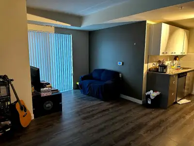 This is nicely maintained 01 + den condo unit located near waterloo universities coming to vacant fr...