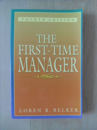THE FIRST-TIME MANAGER-By Loren B.Belker Paperback.