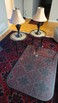 Coffee Table and Side Tables set