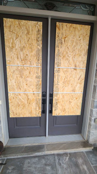 Front entry double door w/frame