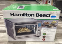 Hamilton Beach Sure-Crisp Digital Air Fryer Toaster Oven with Ro