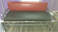 Custom Made Faux Leather Stainless Steel Benches For Sale!!!