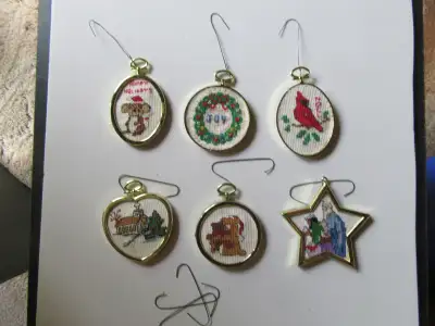 CHRISTMAS ORNAMENTS - 3 LOTS - REDUCED!!!, View more