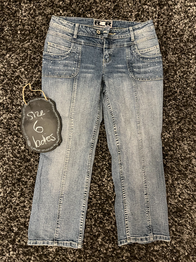 Rave R4R Womens Jeans Blue Size 9 but fits small, Capri, View more