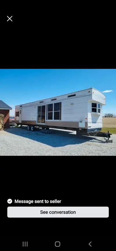 I have a Breckenridge Park Model RV by the Damon Corporation, it is 44ft x 8.5ft. I bought it to liv...