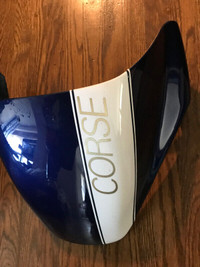 Ducati Monster rear seat cowl cover tail fairing blue oem S4RS