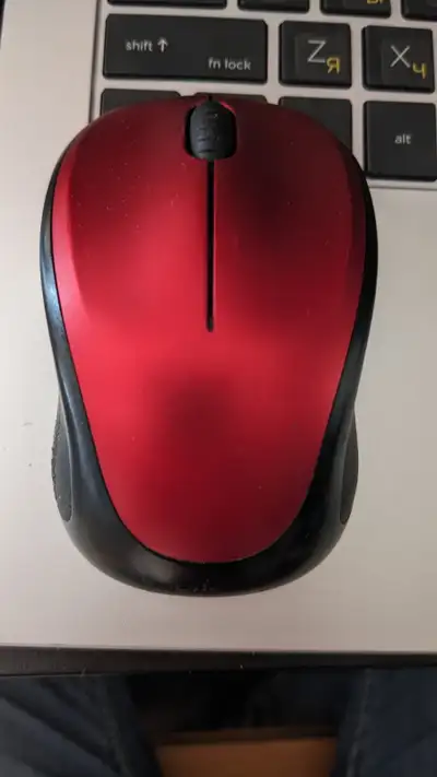Logitech M235 Wireless Mouse Red, View more