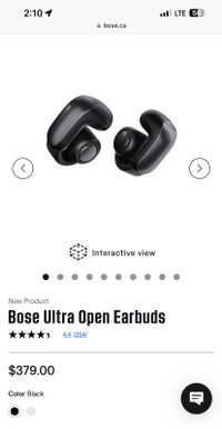 New No Box Bose Ultra Open Earbuds - White