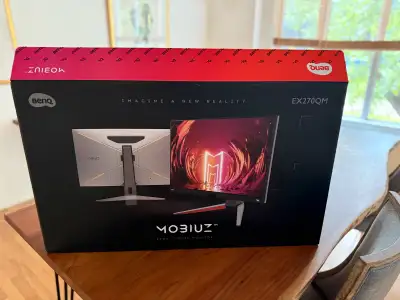 BenQ 27” QHD 240hz Mobiuz monitor EX270QM, View more