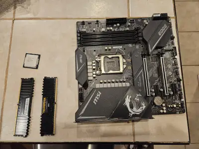 MPG Z490 Motherboard + i5-10600K CPU + 2x8GB DDR4 RAM (Bundle), View more