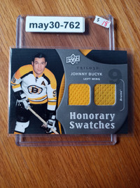 2009-10 Upper Deck Trilogy Honorary Swatches #HSJB Johnny Bucyk