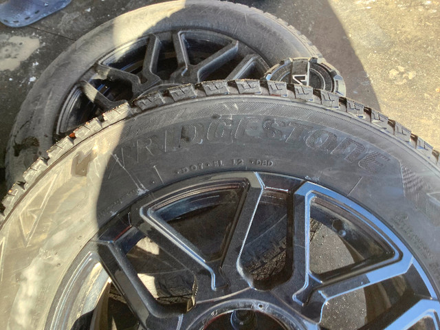 Bridgestone Blizzak winter tires on rims. in Tires & Rims in Sudbury - Image 2