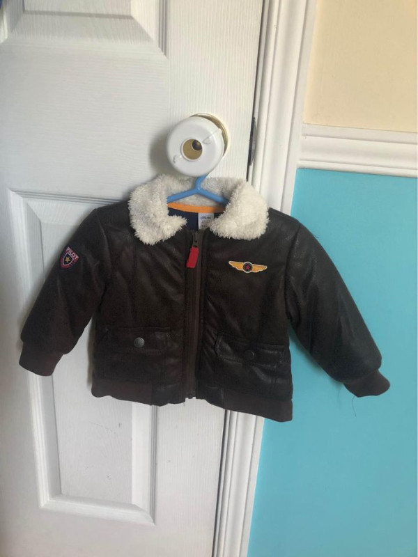 kids aviator jacket 12M/ manteaux aviation pour enfant 12 M in Clothing - 12-18 Months in Gatineau - Image 3