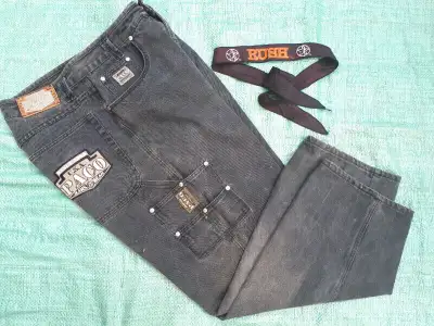 Vintage, rare men's PACO Rabanne skater jeans, View more