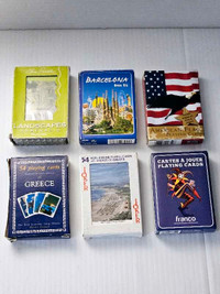 Playing Cards- Various Countries-American Flag, Greece $10 Each 