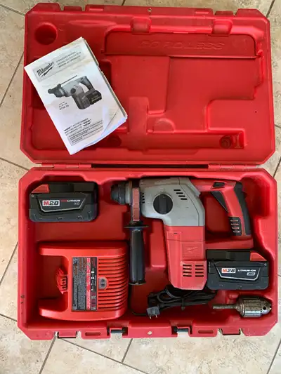 Milwaukee V28 Rotary Hammer Drill, View more