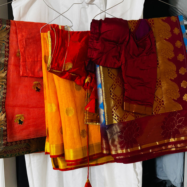 Beautiful sari with lovely blouses  in Women's - Dresses & Skirts in Saskatoon