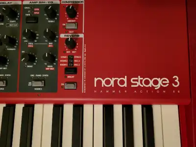 Includes: • Power cable, USB A-B cable, 2 patch cables • Sustain pedal, dust cover, manual • Premium...