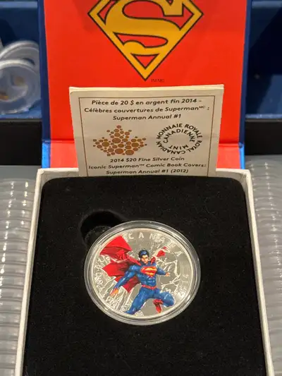 SUPERMAN CANADA ICONIC SUPERMAN COMIC BOOK # 2012 20$, View more
