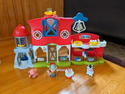 Good used condition with farmer, chicken, cow with calf and pig (missing horse). Everything works as...