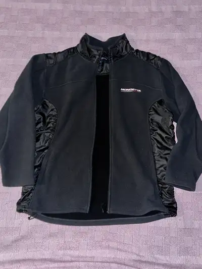 mondetta sport men’s full zip up fleece jacket die large , View more