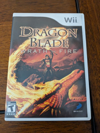 Dragon Blade Wrath of Fire Wii game (Teen rating) used
