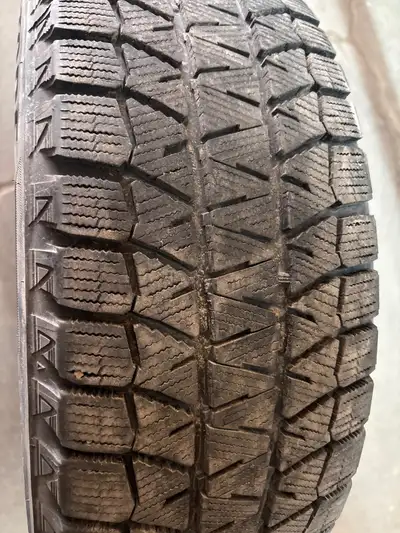 4 pneus d'hiver P215/65/16 98H Bridgestone Blizzak WS-80 24.5% d'usure, mesure 9-8-8-9/32 215/65/16,...