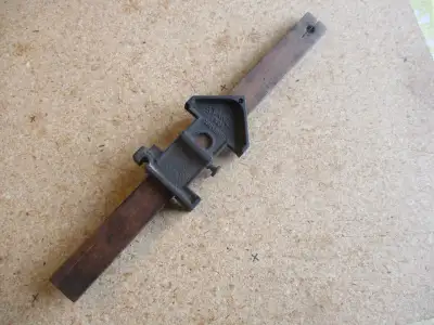 CIRCA 1915 STANLEY NO.1 ODD JOBS WOOD RULE LEVEL TOOL $125., View more