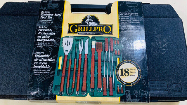 GRILLPRO 18 PCS BBQ Tools Set (Brand New) in BBQs & Outdoor Cooking in Markham / York Region - Image 2