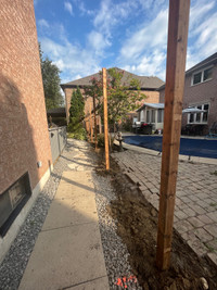 Post holes and Deck Footings