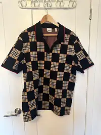 Burberry Chequer Polo Top