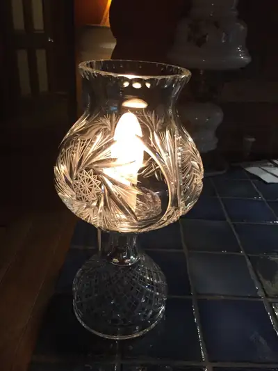 PINWHEEL CRYSTAL LAMP BOUGHT IN PRAGUE. UNIQUE EXCELLENT 2 PCS, View more