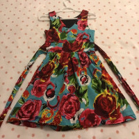 Beautiful Summer Rose Garden Dress