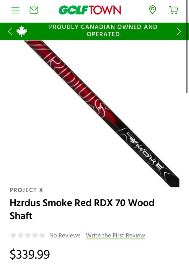 Ping G430 4 hybrid LH + HZRDUS shaft in Golf in Ottawa - Image 7