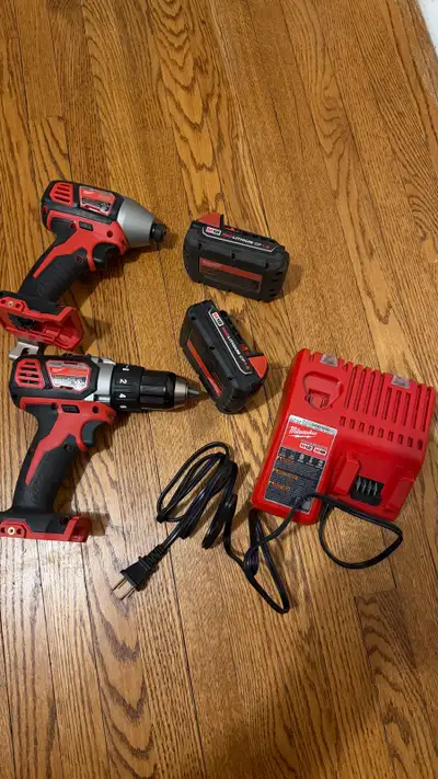 Milwaukee Drill and Impact Driver Combo, View more