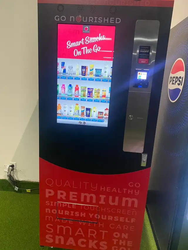 3 Go Nourished Smart Vending Machines + 2 Established Locations