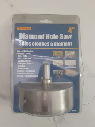 BRAND NEW (Never opened) 4'' Diamond Hole Saw, View more