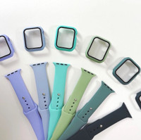Bracelet et Protecteur 2 en 1 Apple Watch Band Case 