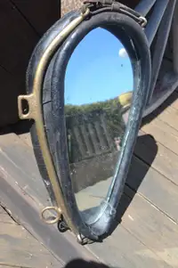 Antique Leather Horse Collar Made Into A Mirror