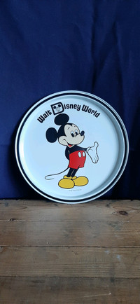 Vintage Mickey Mouse metal tray