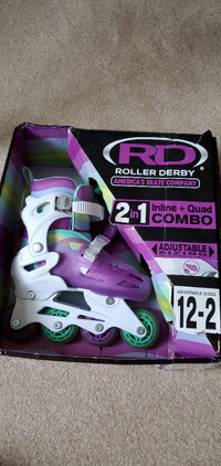 Roller Derby 2 in 1 roller/ inline skates