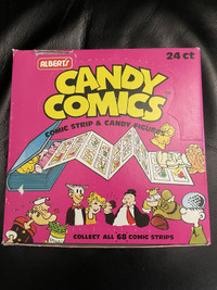 Rare 1984 Albert’s Candy Comics Full Wax Box 24 CT.