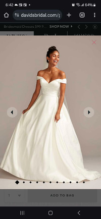 David's Bridal wedding dress 
