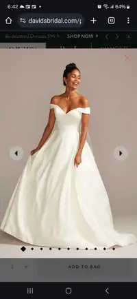 David's Bridal wedding dress 