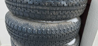 Trailer tires like new 175 80 13(two) on rims $140