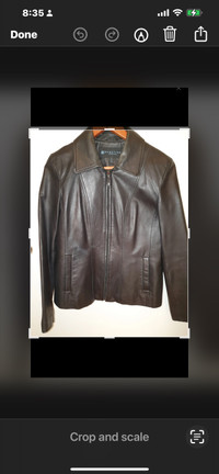 Kenneth Cole leather jacket 