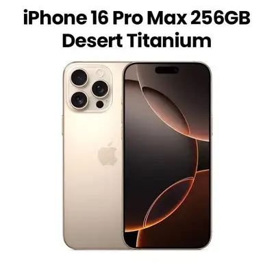 Gold iPhone 16 Pro Max 256GB Brand New Condition in Box, View more