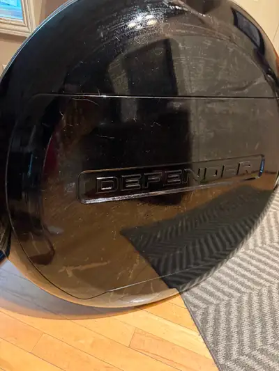 Gloss Black Spare Wheel Cover Protects the rear-mounted spare wheel from mud and dirt. This stylish,...