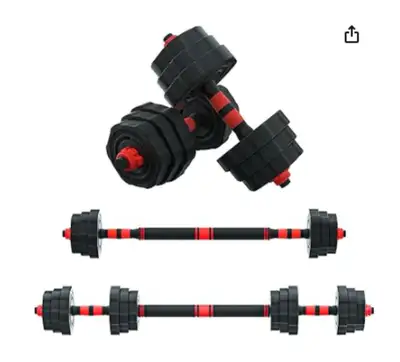 Dumbbell & Barbell Set, View more