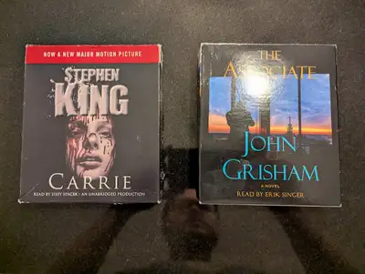 Audio Books on CD - $10 Each, View more